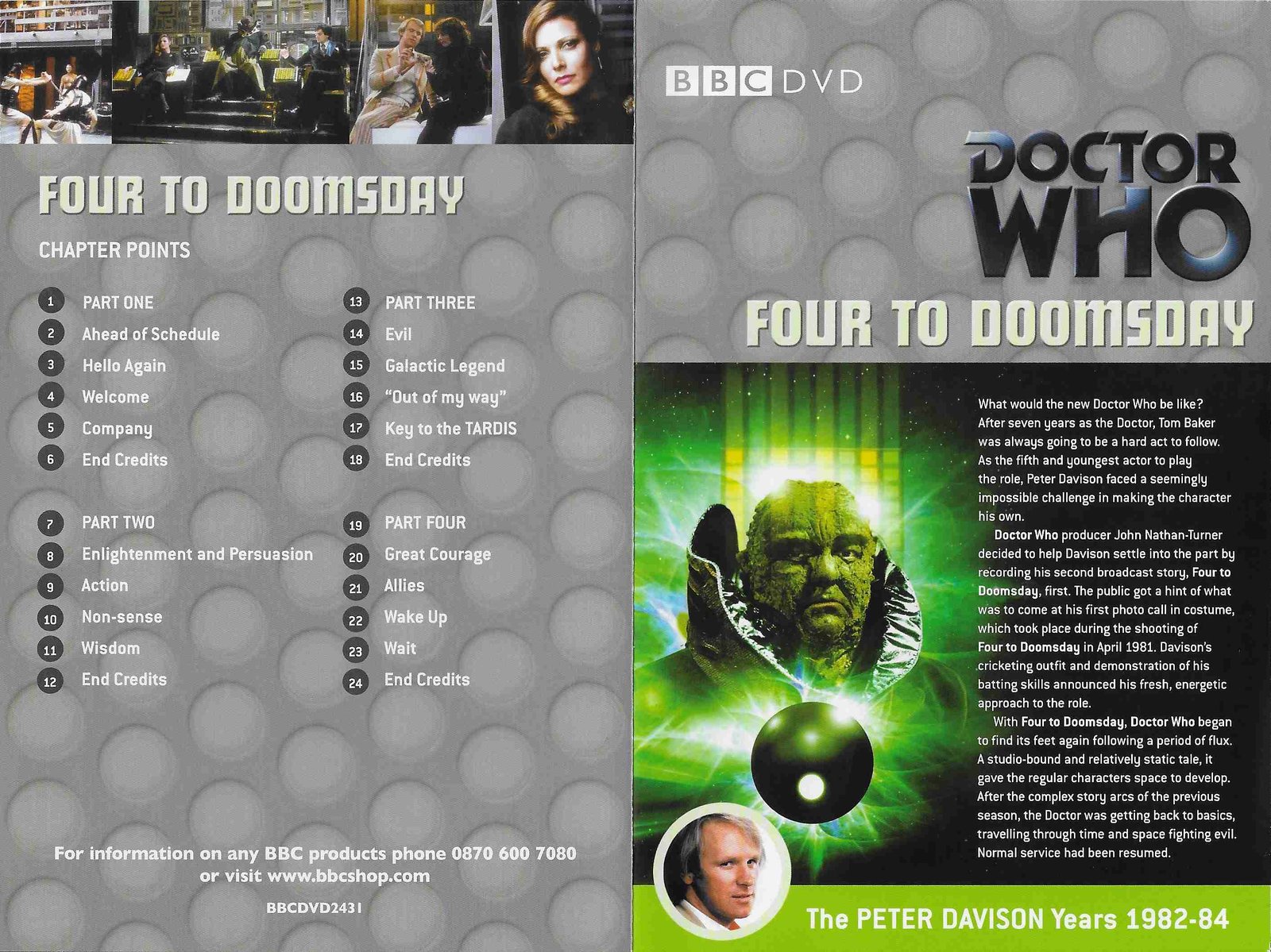 Inserts from BBCDVD 2431